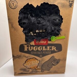 Zuru Fuggler Plush Toy Unisex Black NEW Fart Face Munch Munch Fuggler Series 1